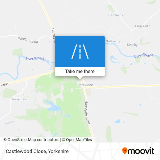Castlewood Close map