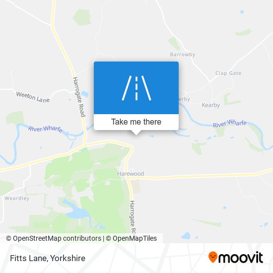 Fitts Lane map