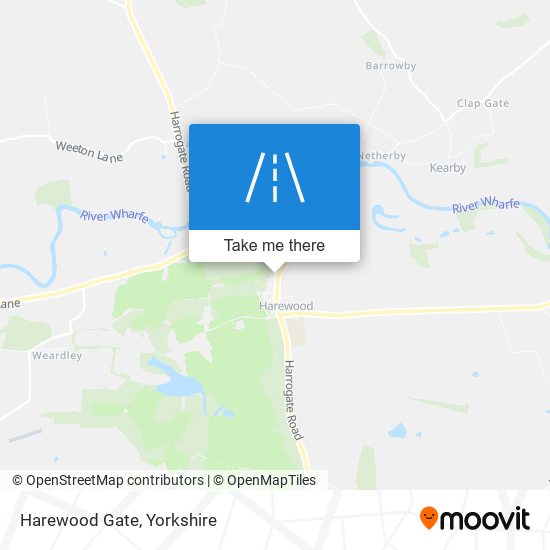 Harewood Gate map