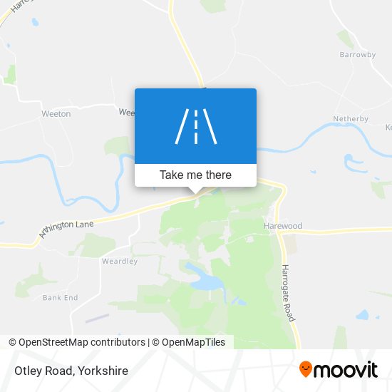 Otley Road map