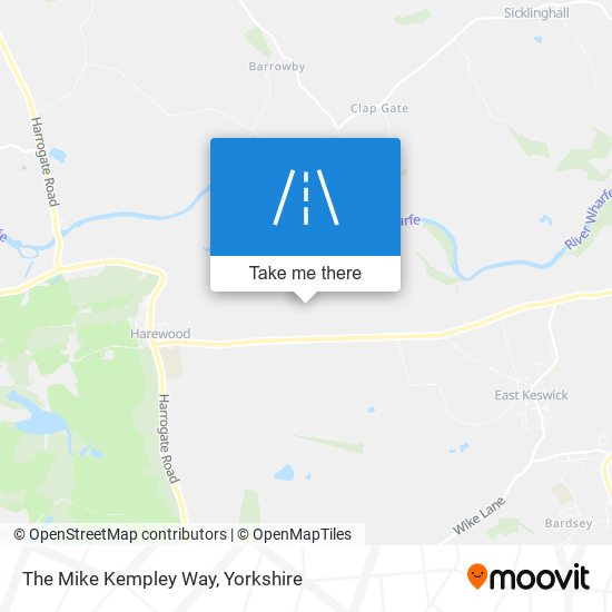 The Mike Kempley Way map