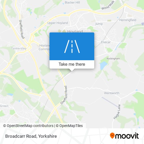 Broadcarr Road map