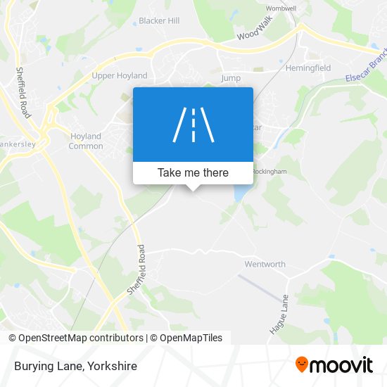 Burying Lane map