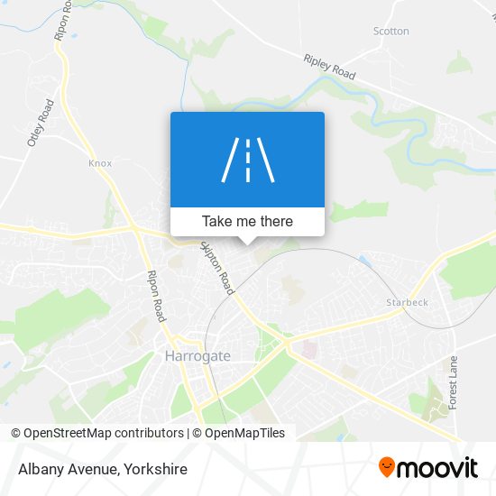 Albany Avenue map