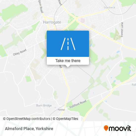 Almsford Place map