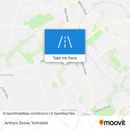Arthurs Grove map