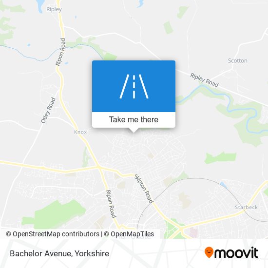 Bachelor Avenue map