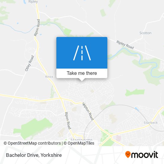 Bachelor Drive map