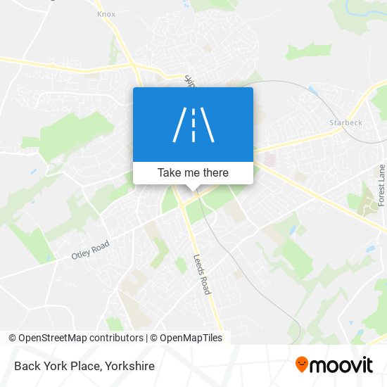 Back York Place map