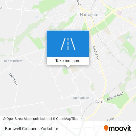 Barnwell Crescent map