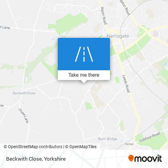 Beckwith Close map