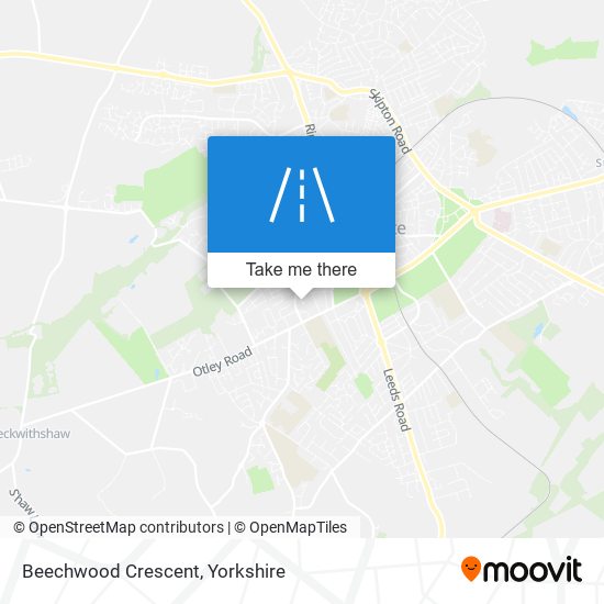 Beechwood Crescent map