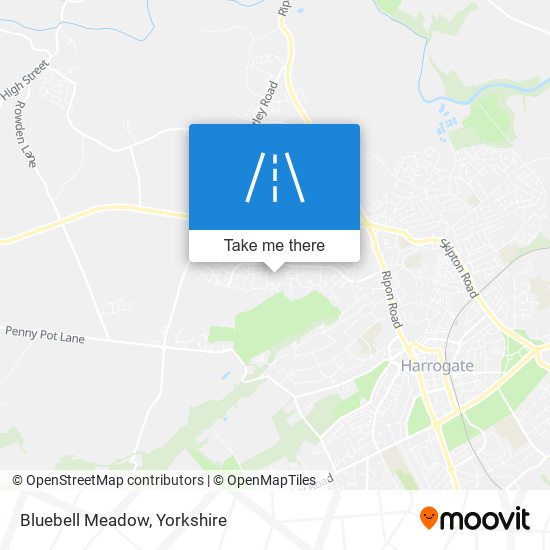 Bluebell Meadow map