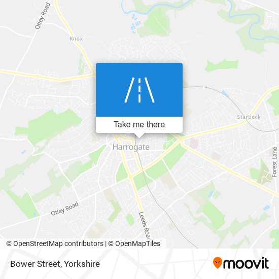 Bower Street map