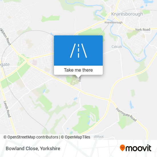 Bowland Close map