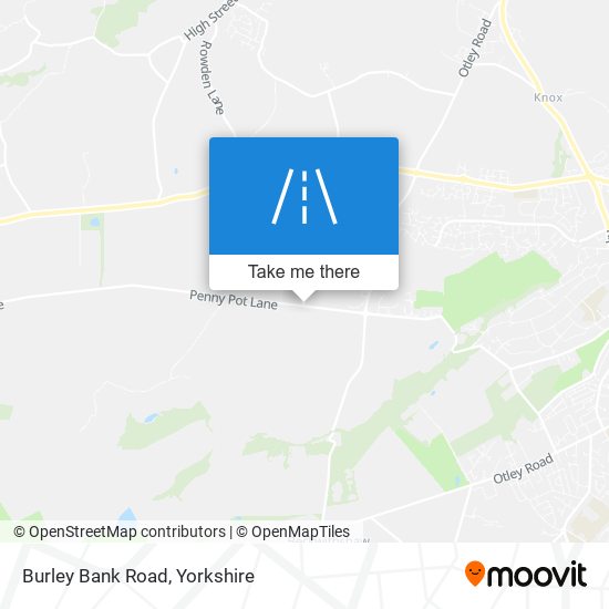 Burley Bank Road map