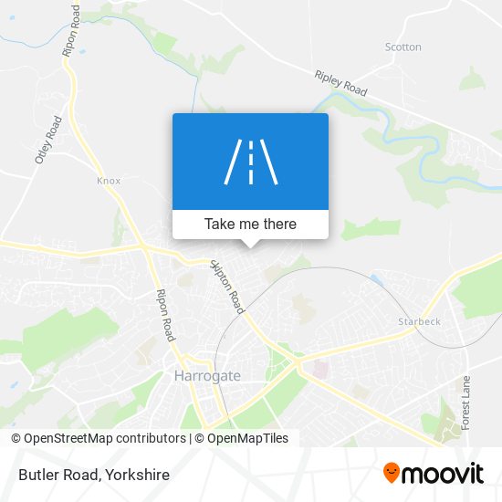 Butler Road map