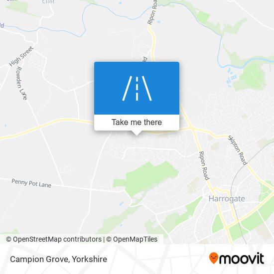 Campion Grove map