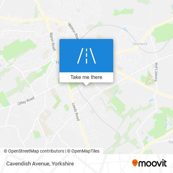 Cavendish Avenue map