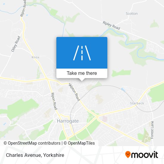 Charles Avenue map
