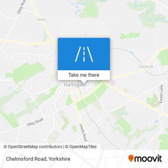 Chelmsford Road map
