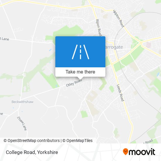 College Road map