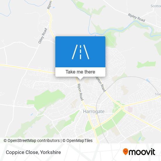 Coppice Close map