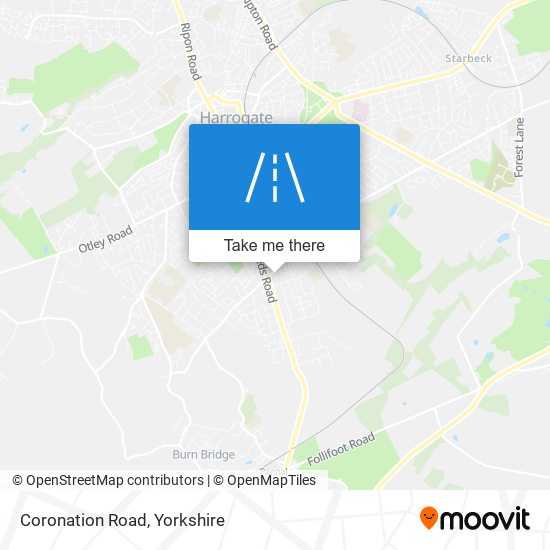 Coronation Road map