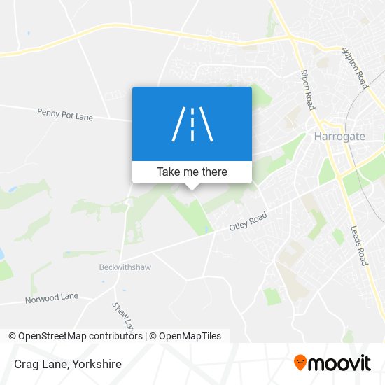 Crag Lane map