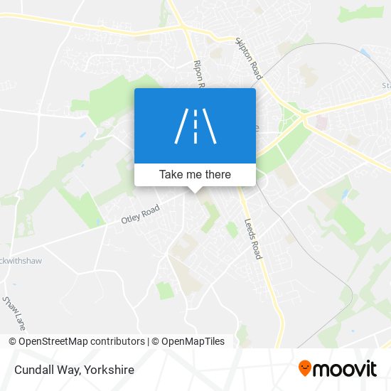 Cundall Way map