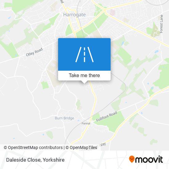 Daleside Close map