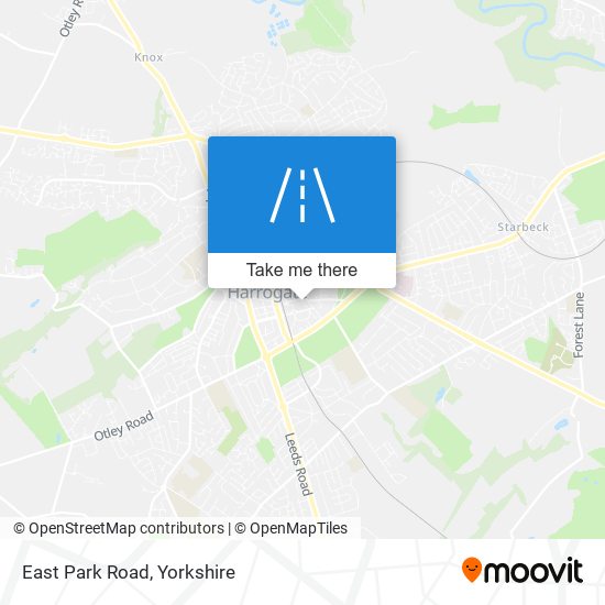 East Park Road map