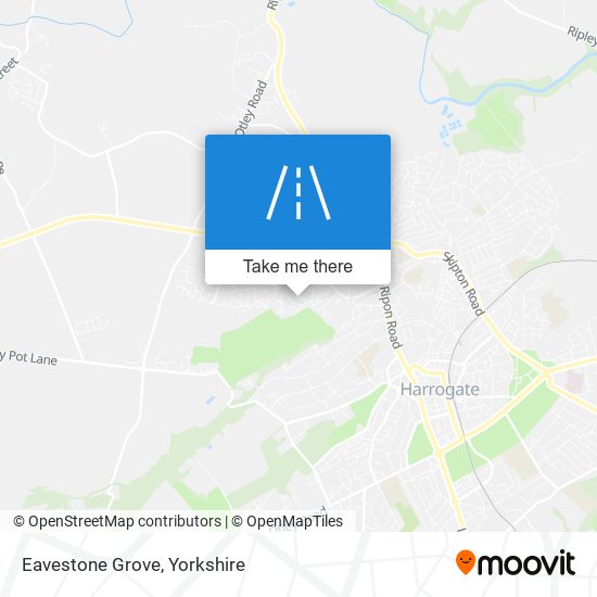 Eavestone Grove map
