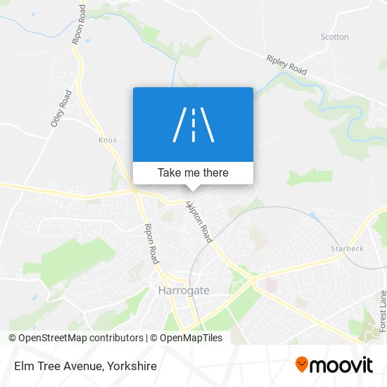 Elm Tree Avenue map