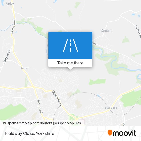 Fieldway Close map