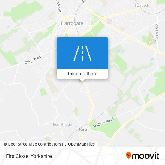 Firs Close map