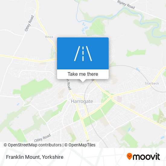 Franklin Mount map