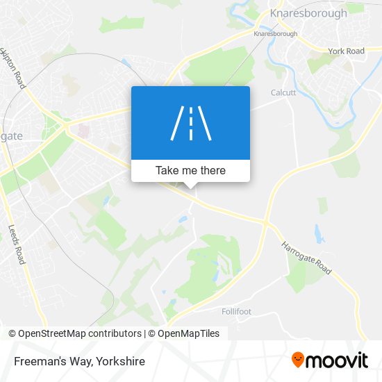 Freeman's Way map