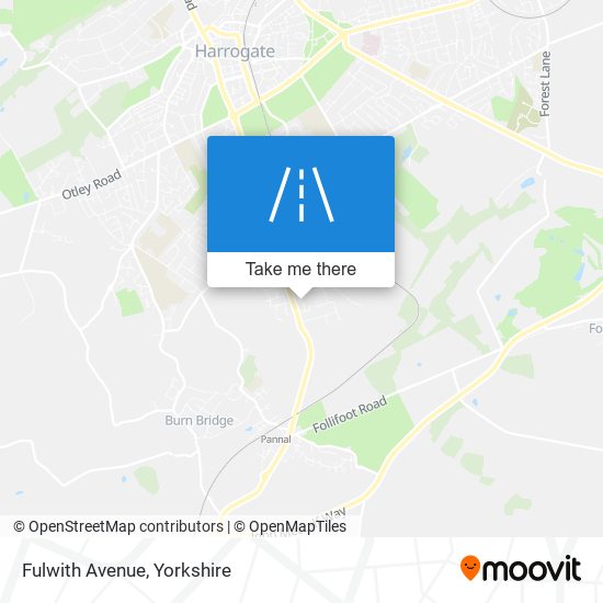 Fulwith Avenue map