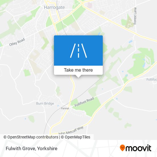 Fulwith Grove map