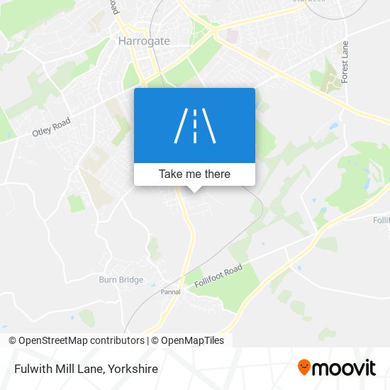 Fulwith Mill Lane map