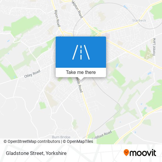 Gladstone Street map