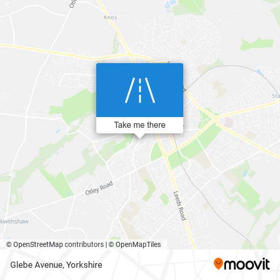 Glebe Avenue map