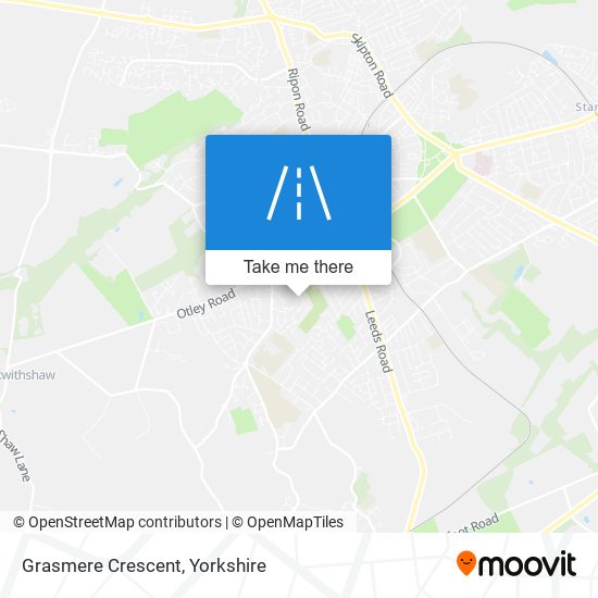 Grasmere Crescent map