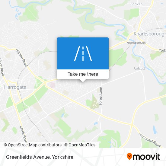 Greenfields Avenue map