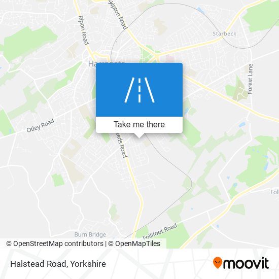 Halstead Road map