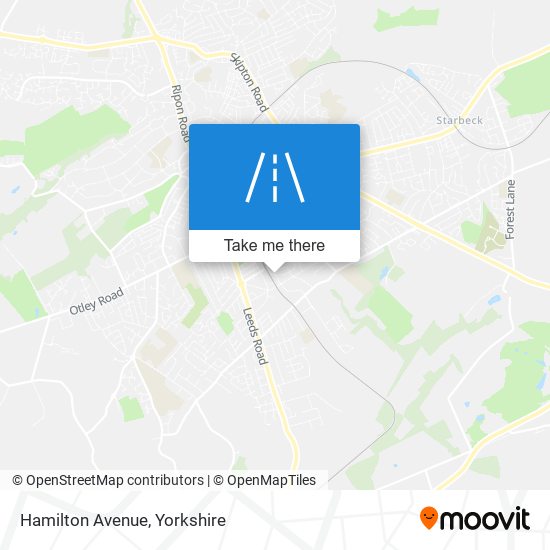 Hamilton Avenue map