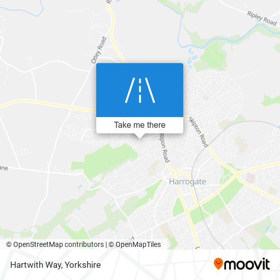 Hartwith Way map