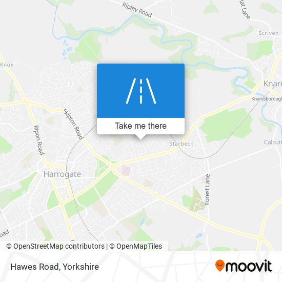 Hawes Road map