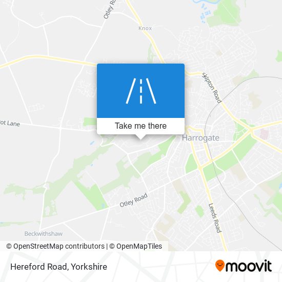 Hereford Road map